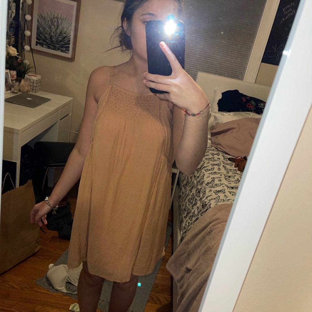 Tan dress